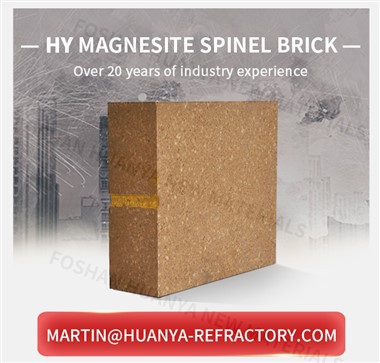 Magnezya Alümina Spinel Refrakter Tuğla